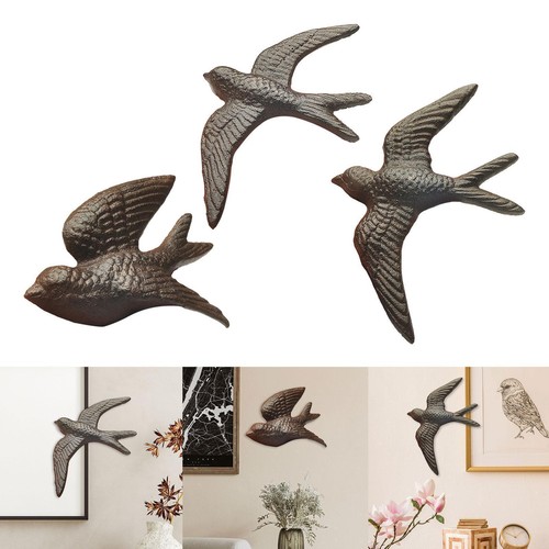 Flying bird wall - flying, black