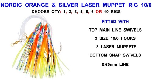 Nordic orange silver - orange, laser