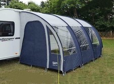 Leisurewize Ontario Ultimate Caravan Poled Porch Awning 390cm Blue LWPP2B