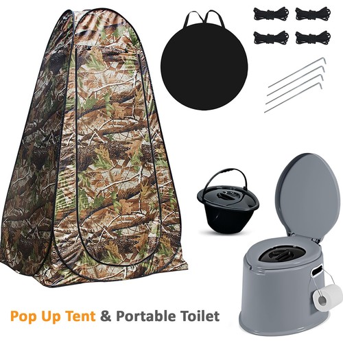 Portable camping toilet - camping,