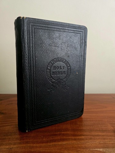 Antique holy bible - british, &