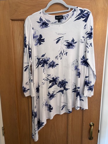 Saloos white blue - uk, 14