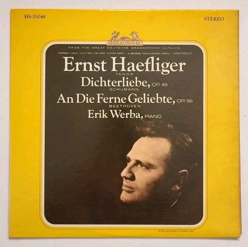 Ernst haefliger vinyl record - haefliger,