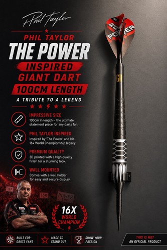 Printed 100cm phil taylor - printed,