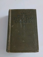 Mrs Beeton’s Every-Day Cookery 1923 Ward Lock Hardback Antique Cookbook UK