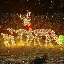 4ft lighted christmas reindeer - lighted,