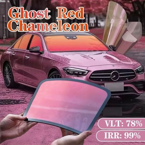 Vlt chameleon red car - 78%vlt,