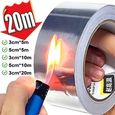 Aluminium foil tape 20m - aluminium,