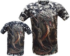 Tie Dye T-Shirt Dragon