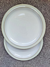 2 x Denby Linen Medium Plates