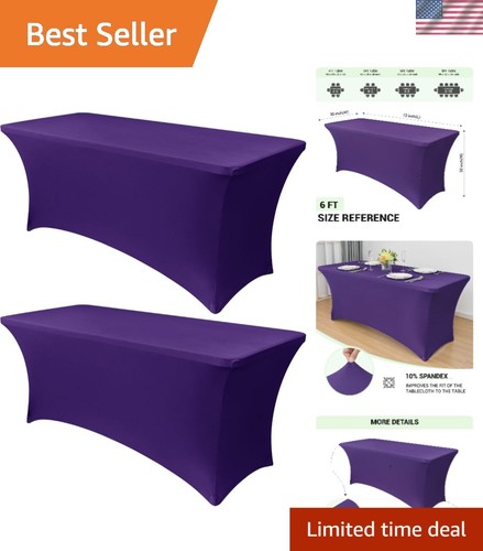 Dark purple rectangular - purple,