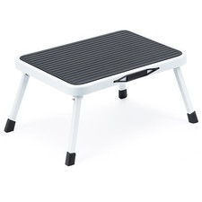 Single Caravan Step White One