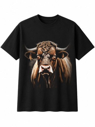 Charcoal hereford bull with - bull,