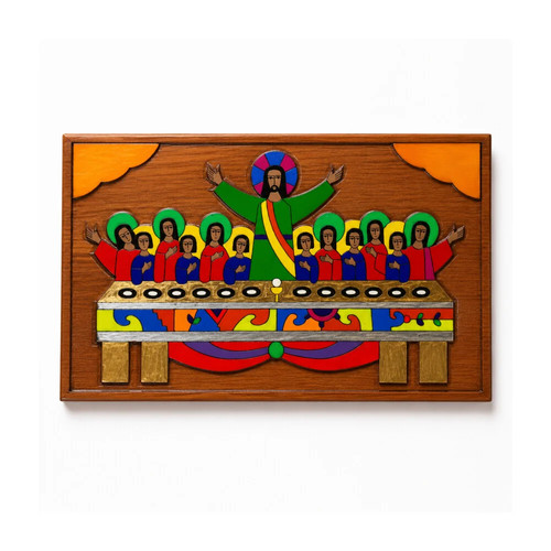 Alleluia last supper plaque - alleluia,