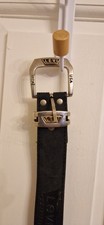 Levis Black Leather Silver