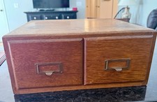 Amtique Oak Wooden 2 Drawer