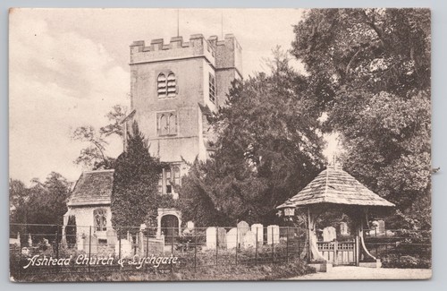 Ashtead postcard - ashtead,