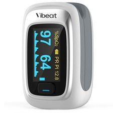 Vibeat PO6C Pulse Oximeter Blood Oxygen Saturation Heart Rate Monitor SpO2，Alarm