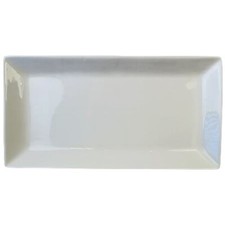 White rectangular plate - 4x,