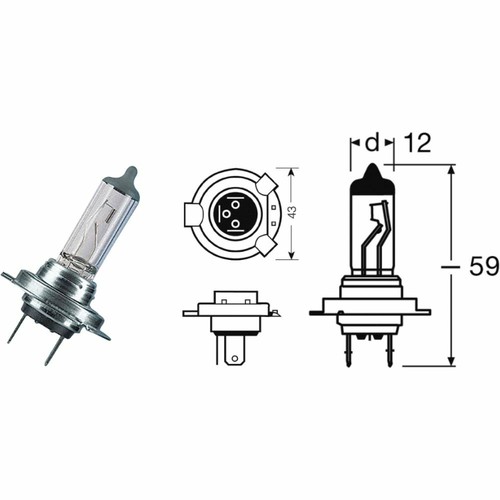 Osram 12v 55w bulb lamp - osram,
