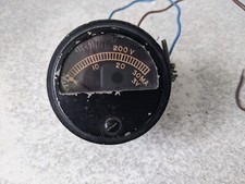 VINTAGE CLASSIC CAR  GAUGE  - VOLTMETER- SUTTON HORSLEY  -SPARES REPAIR
