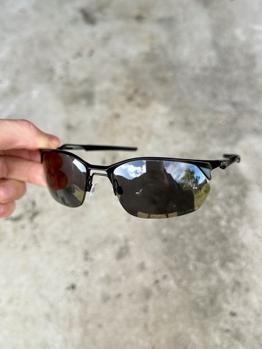 Oakley wiretap satin black - wiretap,