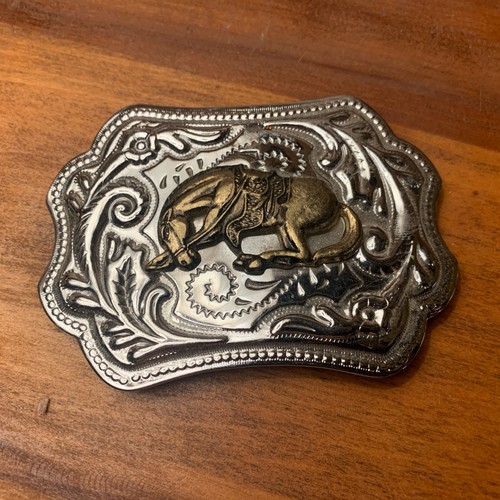Western belt buckle bucking - belt,