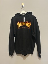 Thrasher Flame Logo Hoodie M