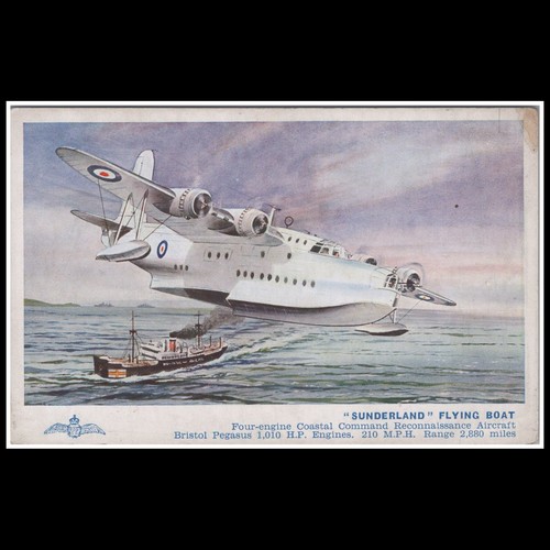 Raf sunderland flying boat - flying,