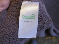 Purple fleece blanket by Dunelm - approx 200cm square - 2 of 2