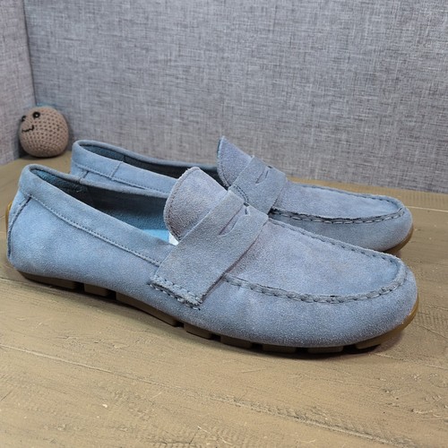 Clarks mens blue - mens, suede