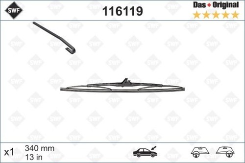 Swf wiper blade - swf, mm