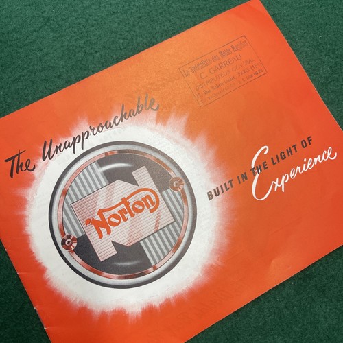 Norton 1956 sales brochure - norton,