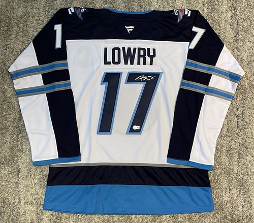 Adam lowry signed winnipeg - lowry,