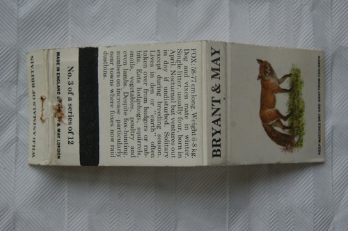 Old matchbook cover animals - matchbook,