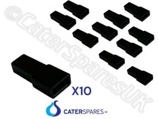 10 X 6mm 6.3MM HEAT RESISTANT ELECTRICAL PUSH ON SPADE TERMINAL FASTRON COVER
