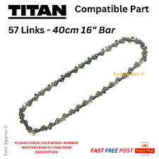 Titan Screwfix TTCSP40  Petrol Chainsaw Chain 40cm (16") Bar 57 Links FAST POST