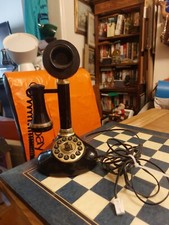 Vintage 1980s Candlestick Push Button Telephone Betacom Speakeasy PLEASE READ