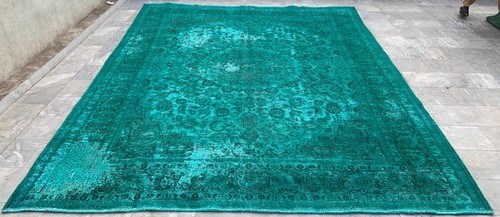 9x13 vintage afghan - vintage, rug