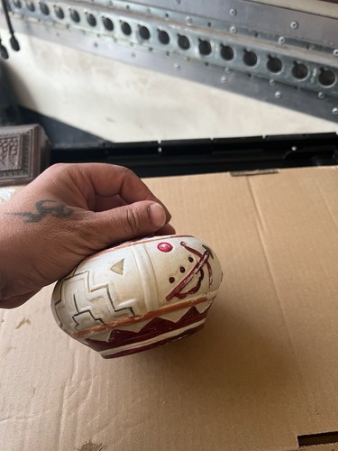Hand painted pebble - painted,