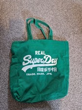 Green Real Superdry Tote Bag Very Good Condition Handbag