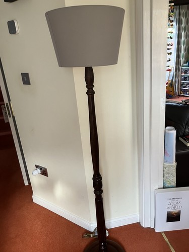 Bhs wooden floor lamp - floor, lamp-