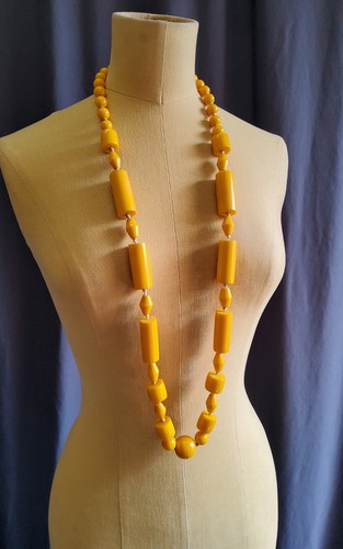 Vintage yellow art - vintage, deco