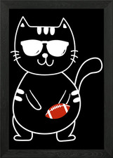 American Football Team Framed
