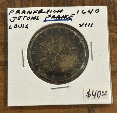 1640 france louis xiii - france, brass
