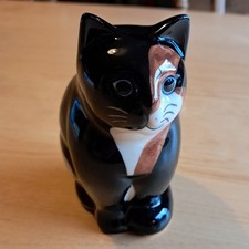 Quail Ceramics Moggies 'Emily' Cat 4" or 10cm Tall - Calico or Tortoiseshell