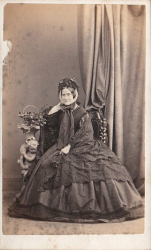 Hills saunders cdv lady - hills, &
