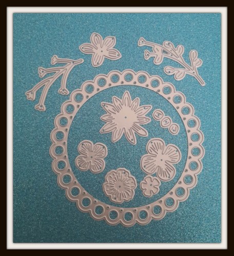 Floral doily metal dies - floral,