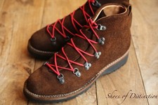 Viberg Brown Suede Derby Lace Up Boots Mens UK 10 US 11 EU 44