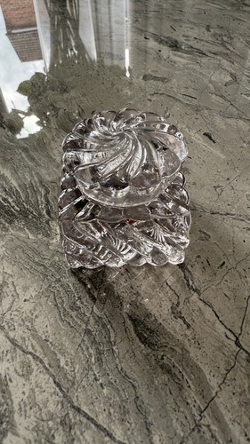 Antique pressed glass inkwell - pressed,